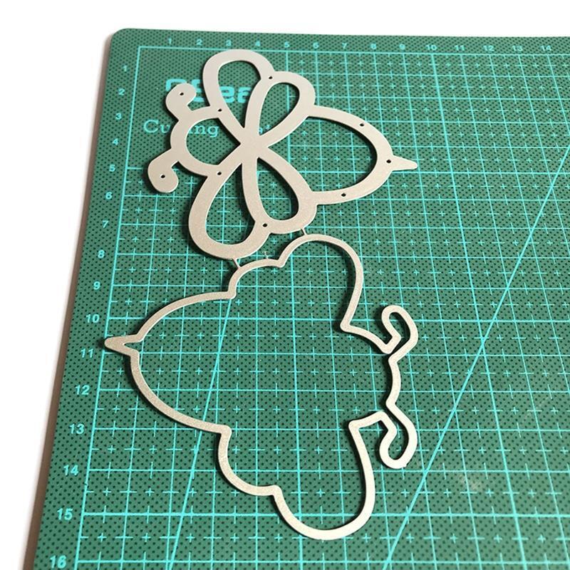 Lovely Bee Shaker Metal Cutting Dies Stencil DIY Scrapbooking Embossing Template