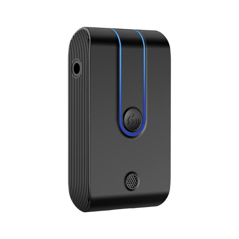 3.5mm Port Bluetooth-compatible Receiver Small Piece Car Kit for Mobile Phones