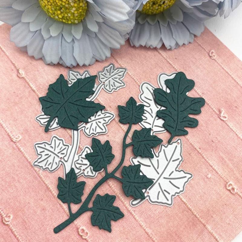 Plane Tree Leaves Die Cuts Plant Cutting Dies for Card Making DIY Album Bookmark