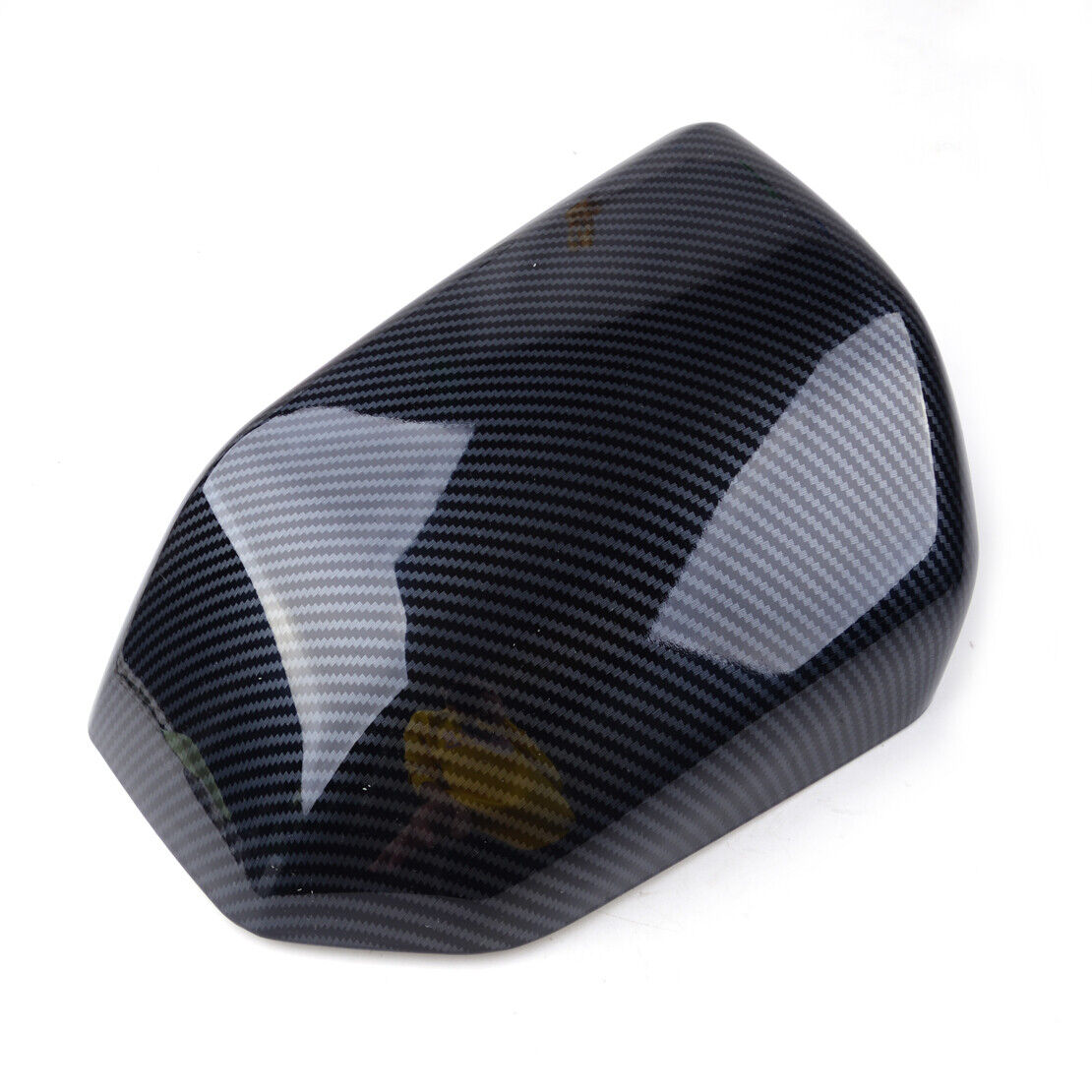 Left Carbon Fiber Grain Side Mirror Cover Trim Fit for Ford F150 15-19 Lariat Li