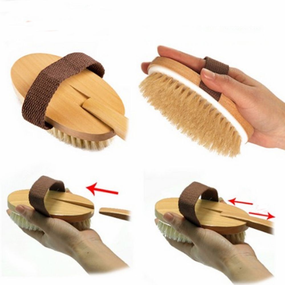 Dry Skin Anti-slip Shower Scrubber Body Massager Exfoliation Brush Cleaner