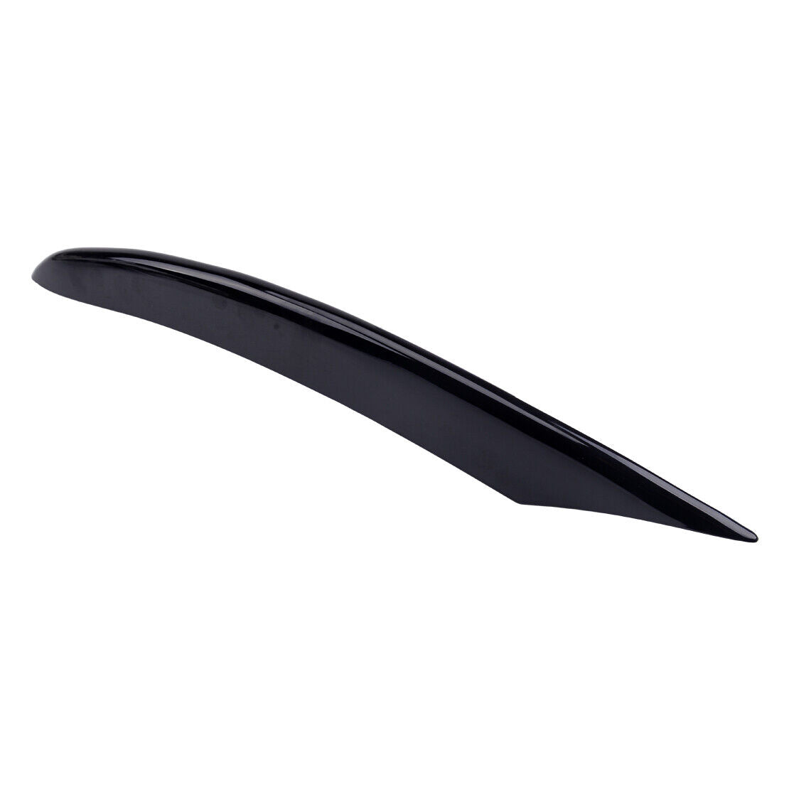 Glossy Black Front Bumper Driving Fog Lights Lamps Bezel Cover For Benz C Class