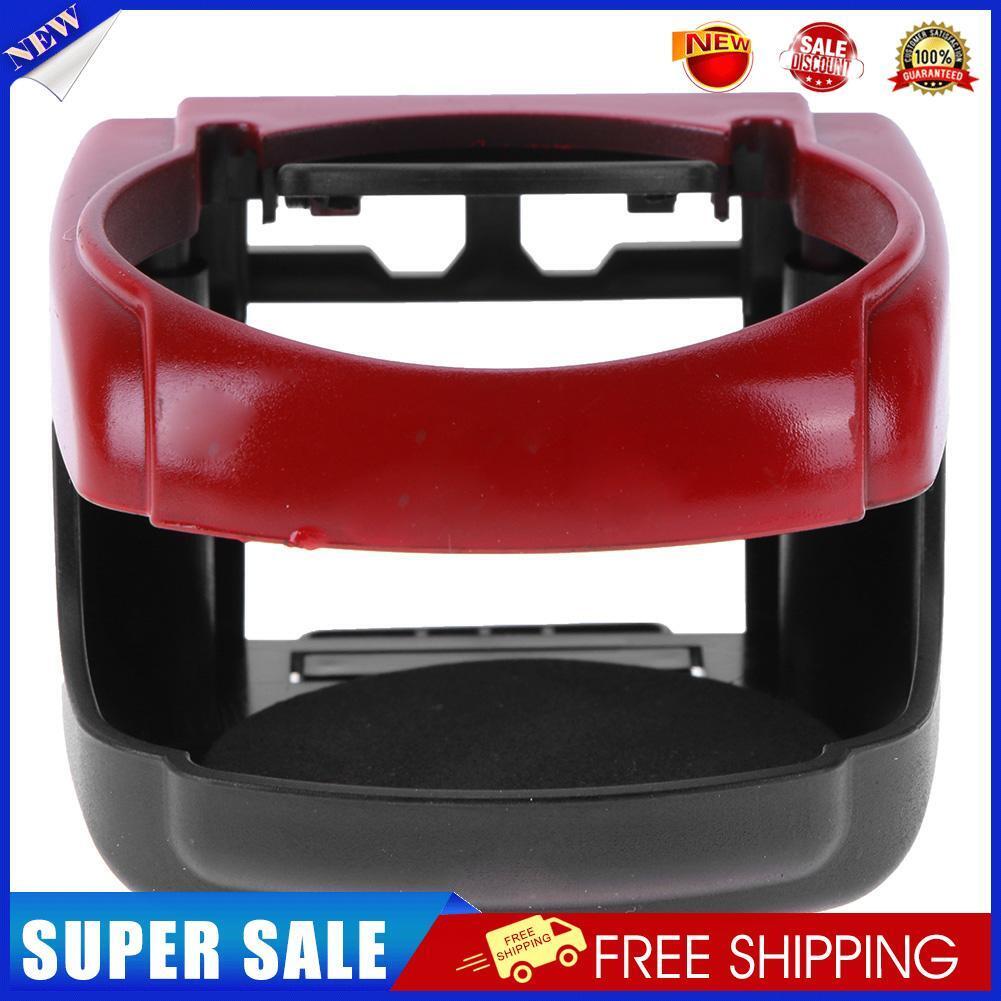 Car Truck Water Cup Holder Rack Air Vent Beverage Drink Bottle Stand (Red)