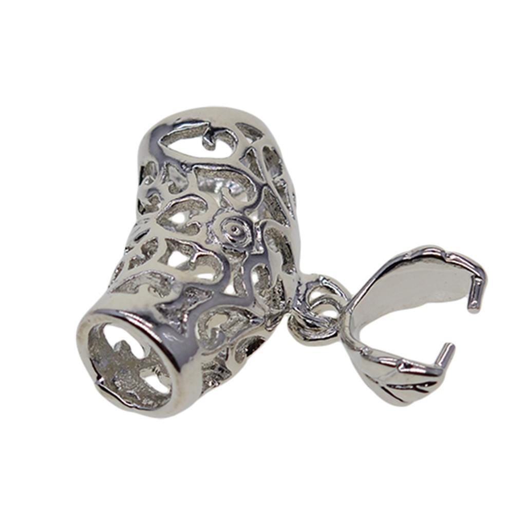 12x Pendant Pinch Bails Clasps for DIY Jewellery Bracelet Necklace Making