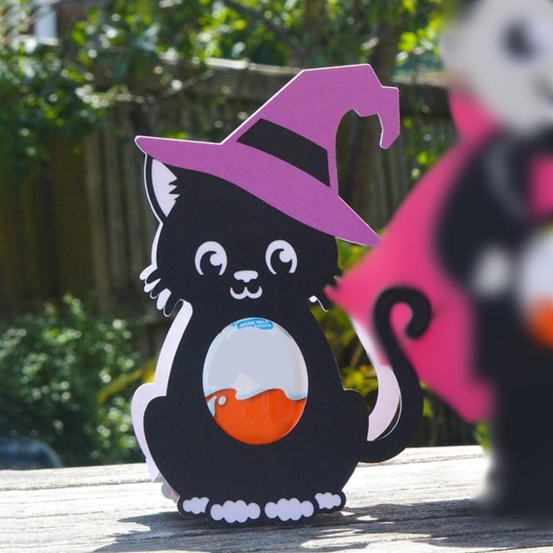 Cat Chocolate Egg Holder Metal Cutting Dies Photo Album Decoration Accessories
