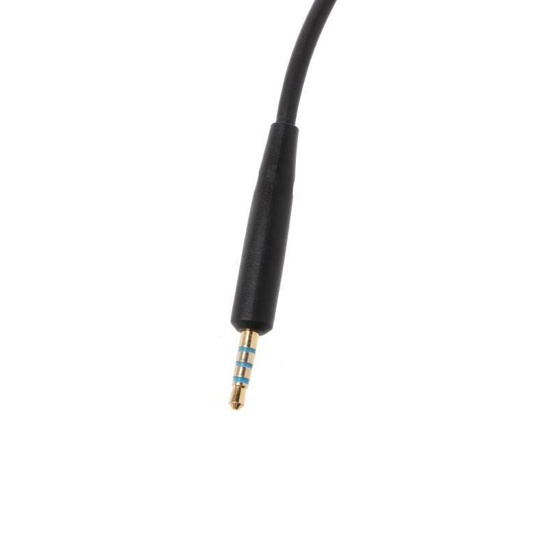 2.5mm To 3.5mm Audio Cable Replacement For QC25 Headphone With In-Line MIC
