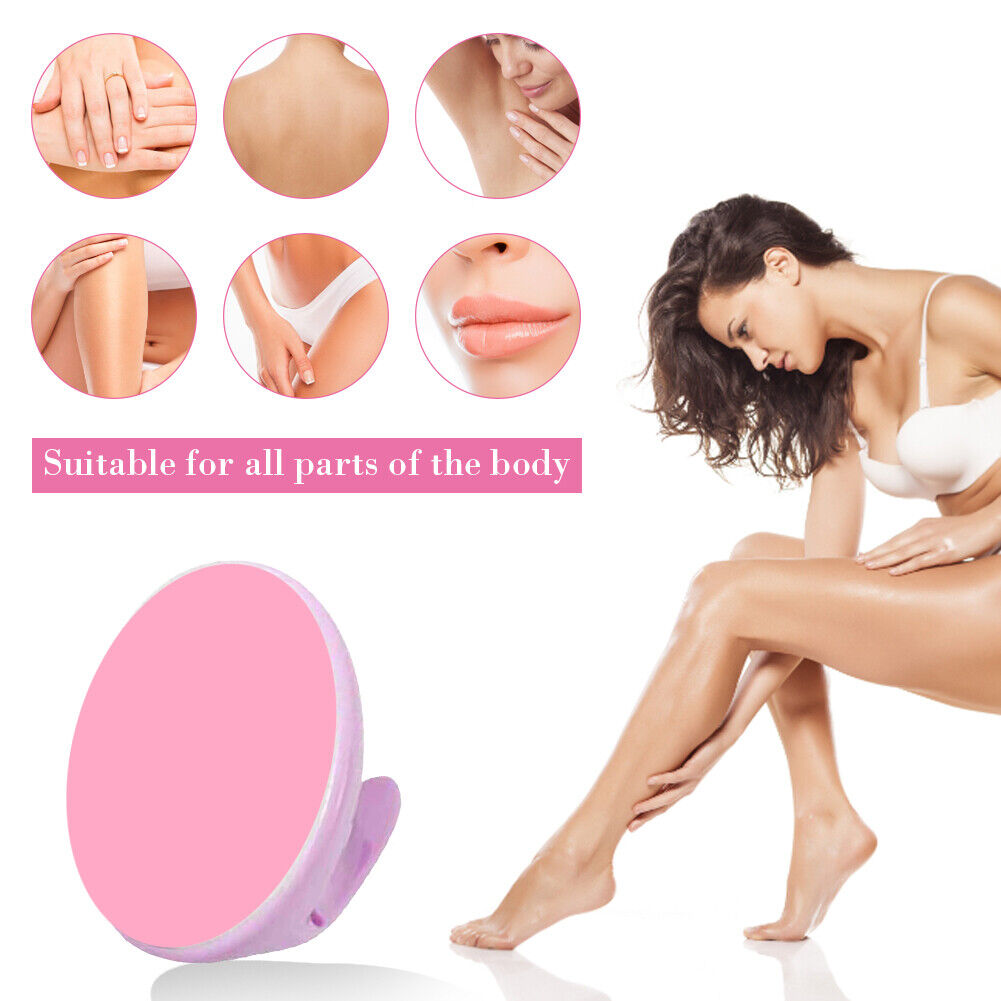 Crystal Physical Hair Removal Painless Epilator Body Depilation (Purple)