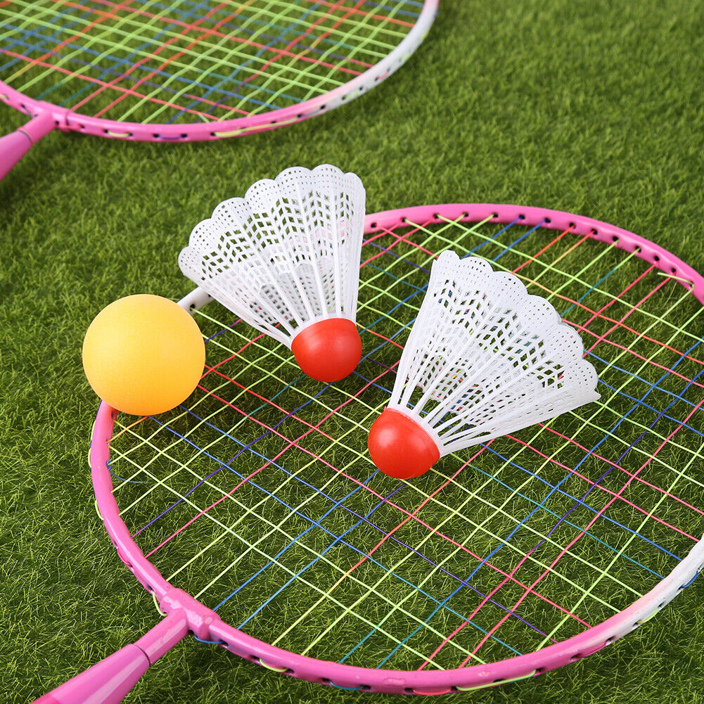 Playing Games Sports Shuttlecock Racquet Set Kids Badminton Racket (Red)