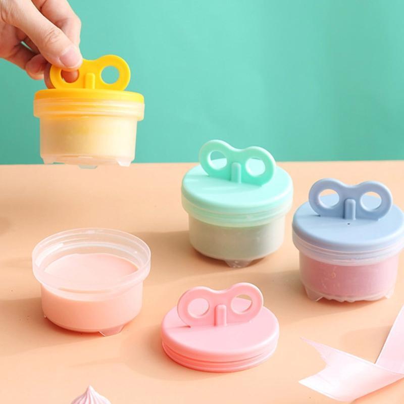 5 Pieces Baby Food Storage Container DIY Cute DIY Mould Gadgets Tool Easy to Use