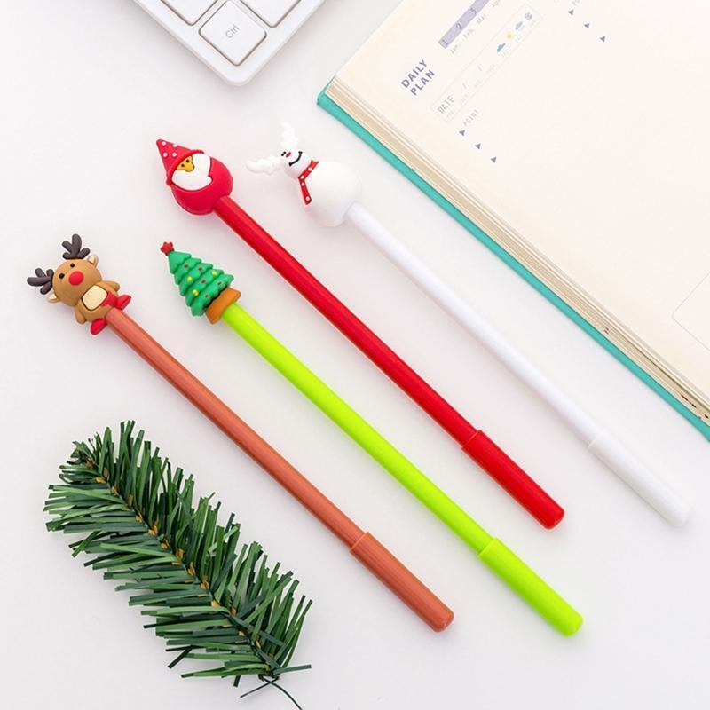 40Pcs/Pack Gel Pens Set Classic Christmas Theme Design School Writing Supplies