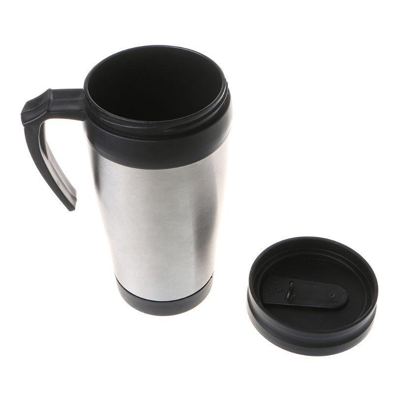 New 500ML Thermos Stainless Steel Insulated Coffee Tea Travel Car Mug Cup Travel