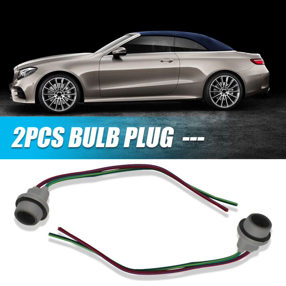 1 Pair T10 W5W 147 555 655 Wedge Bulb Holder 12V Car LED Light Bulb Socket