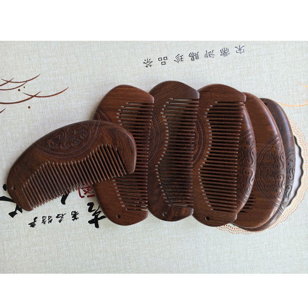 Hair Brush Anti Static Wooden Hair Comb Hair Styling Beard Care Scalp Massage