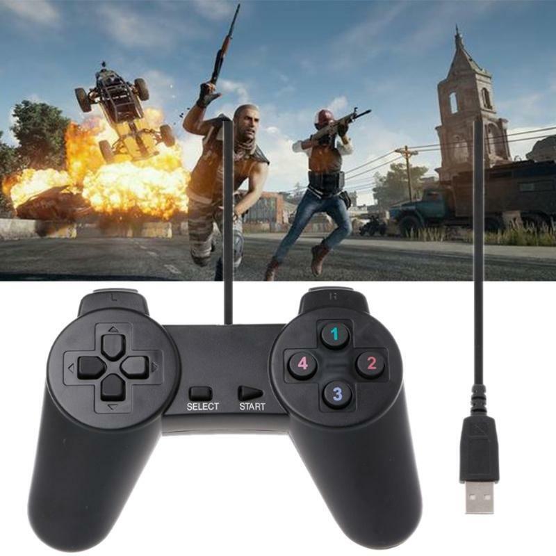 USB 2.0 Gamepad Gaming Joystick Wired Game Controller For Laptop Computer PC