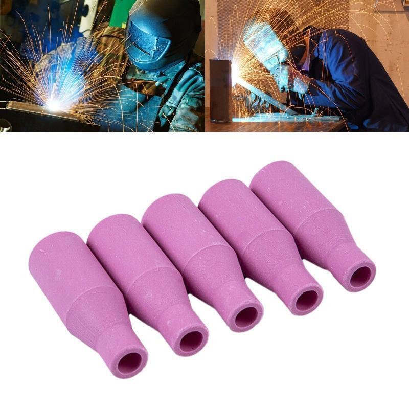 5 Pcs Welding Gun Tip Nozzle MB15AK MIG/MAG Gas Ceramic Nozzle for Welding Torch
