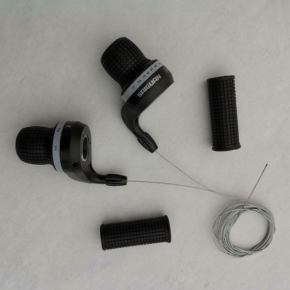Bike Twist Grip Shift Gear Bicycle Shift Lever Twist Shifter 3x7 Speed
