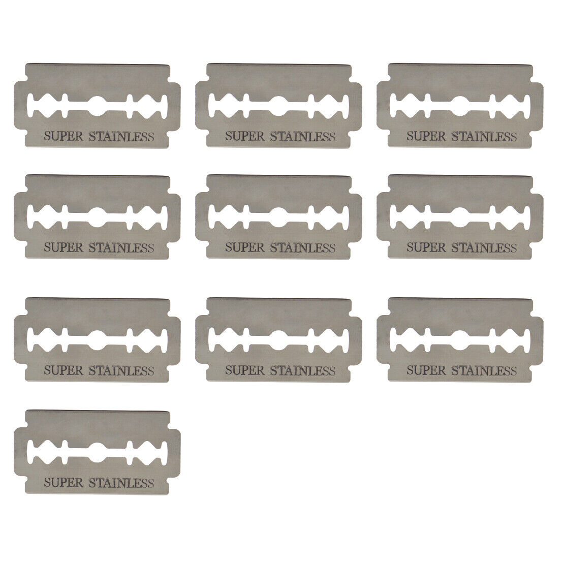 20 Stainless Steel Razor Blade Double Edge Safely Shaving Razor Blade Replace Li