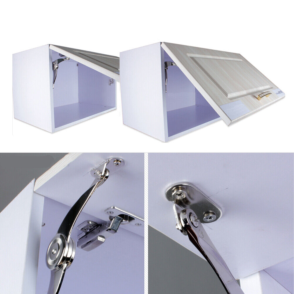 Cabinet Cupboard door Furniture Lift up Strut Lid Flap Stay Support Hinge