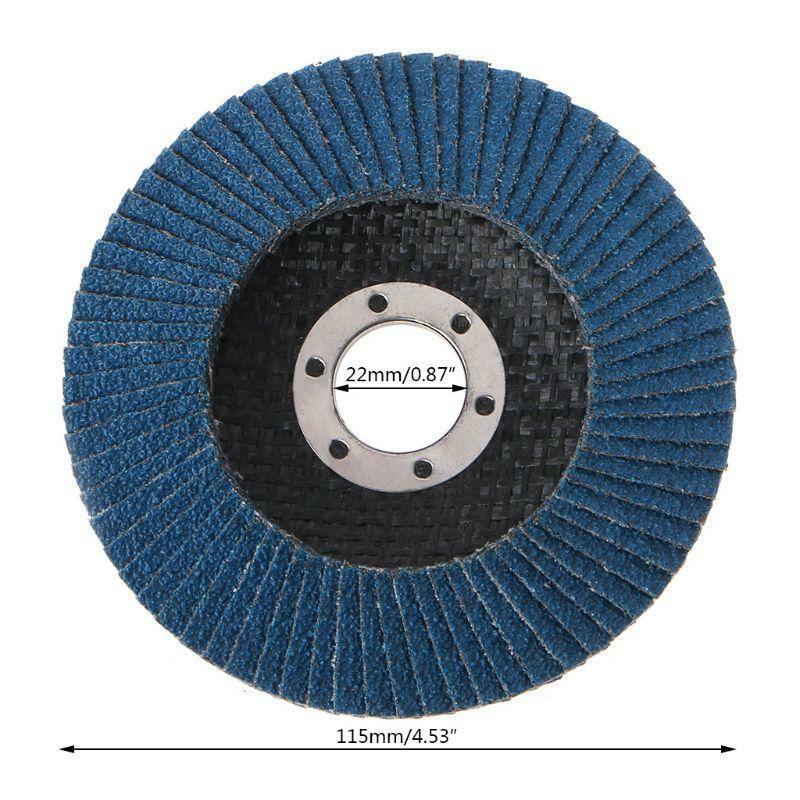 10PCS Professional Flap Discs 115mm 4.5 Inch Sanding Discs 40 Grit Grinding For