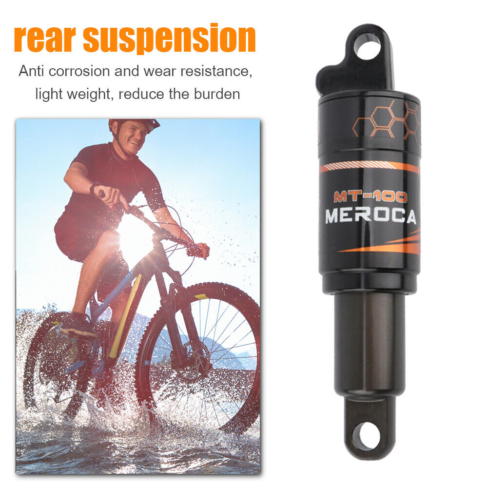 Bicycle Air Rear Shock MTB Downhill Bike Air Shock Absorber (190mm 1000lbs)