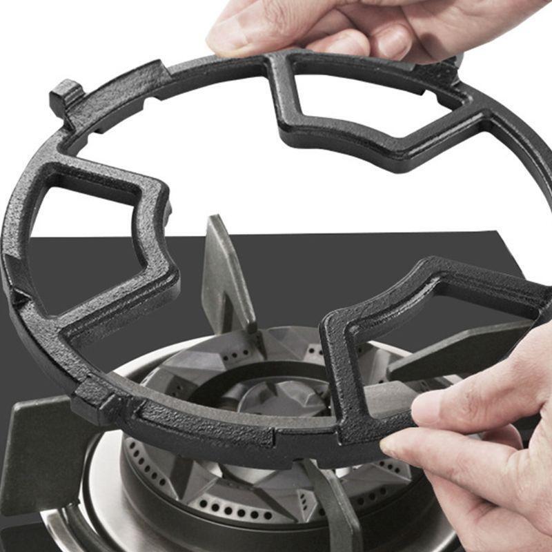 Cast Iron Wok Pan Support Rack Stand for Burner Gas Stove Hobs Cooker Home Kitch