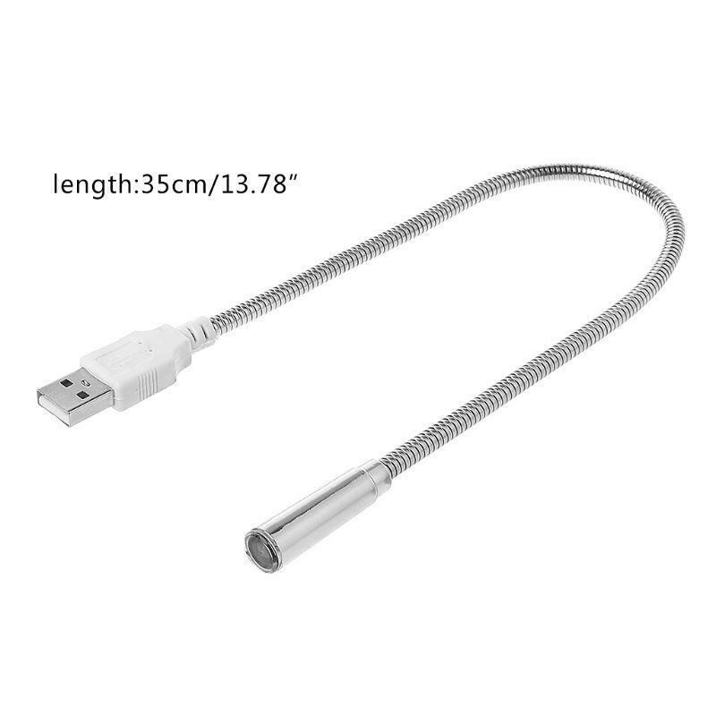 USB Flexible Light Keyboard Lamp Rechargeable Adjustable Hose Night Illumination