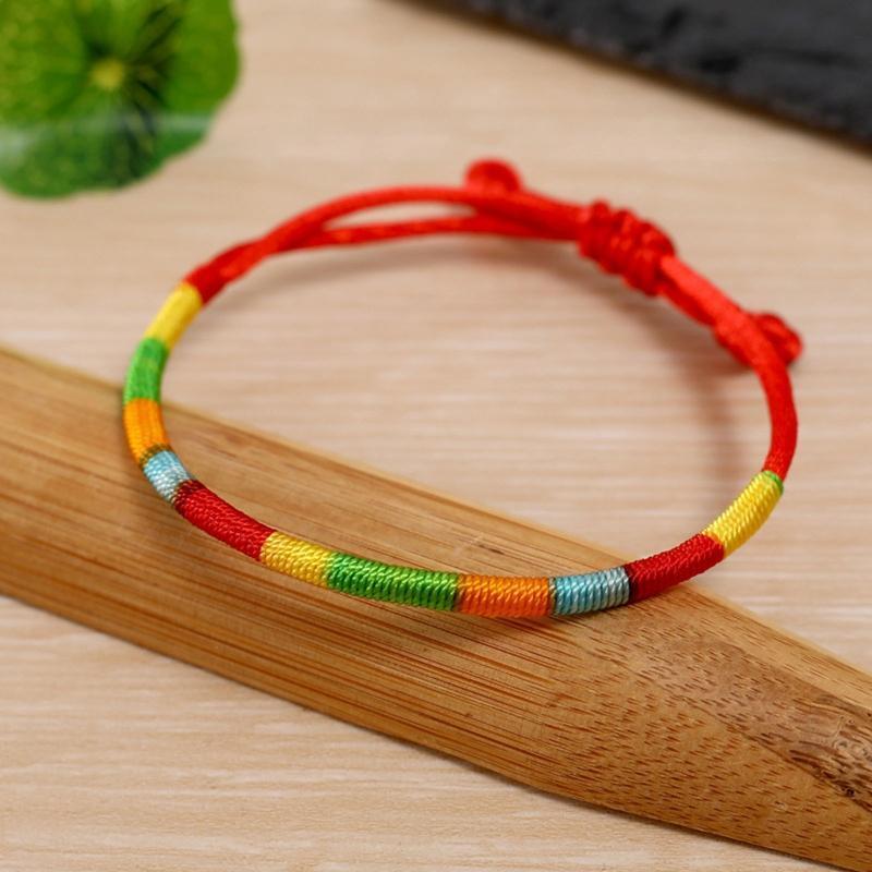 2 Packs Hand Woven Friendship Bracelets Handmade Braided Bracelet Adjustable