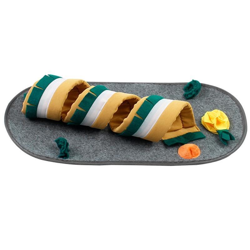 Bunny Tube Tunnel Snuffle Mat Playground for Sugar Glider Hamster Easy to Use