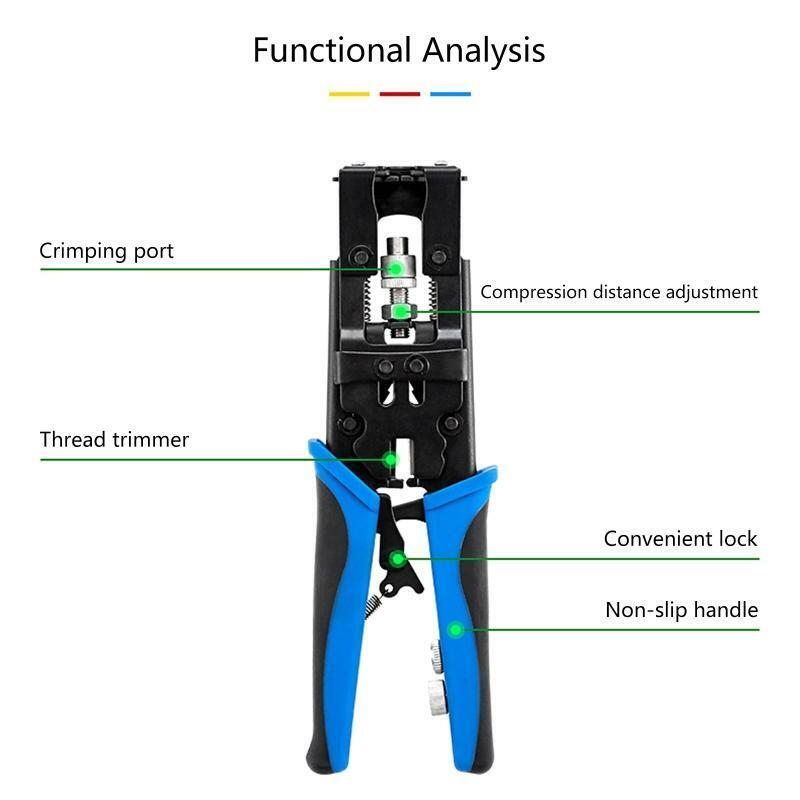 Coax Compression Connector Adjustable Tool Coax Cable Tools Wear-resisting