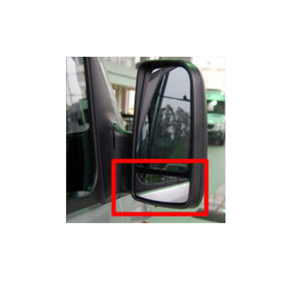 Right Lower Side Wing Mirror Glass w/ Plate fit for Mercedes Sprinter 2007-2017