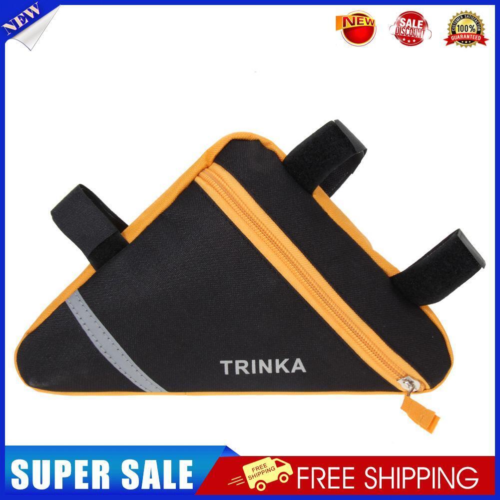 Waterproof Triangle Cycling Bike Bicycle Front Tube Frame Pouch Saddle Bag