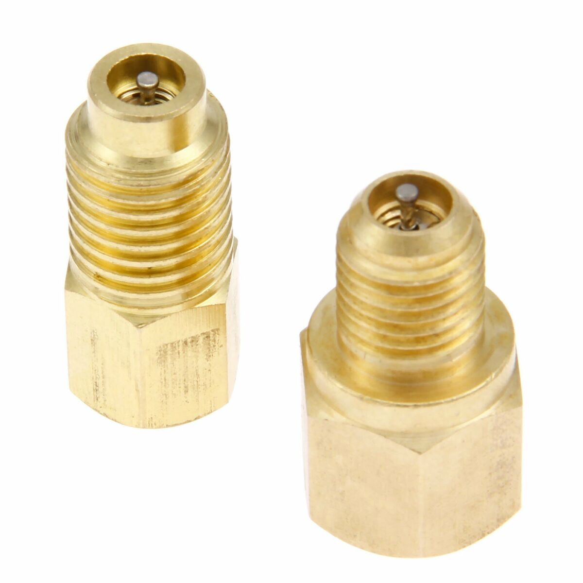 R12 R22 to R134a Adapter for Tank Vacuum Pump Injector Charging 1/4 SAE 1/2 ACME