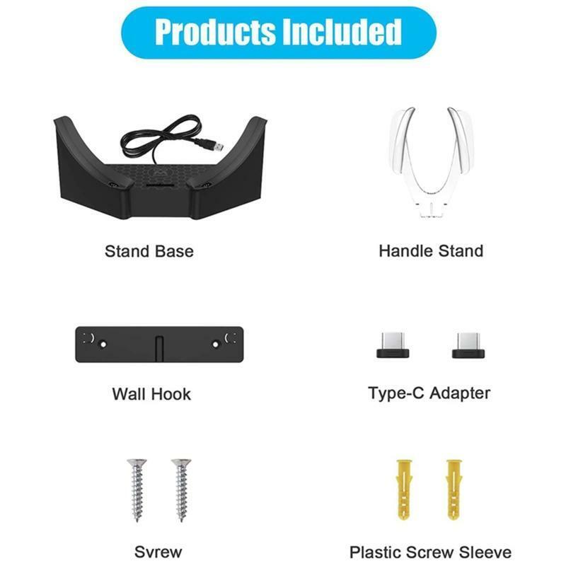 Replacement Charger Docks Stand with Rechargaeble Battery for Valve Index VR