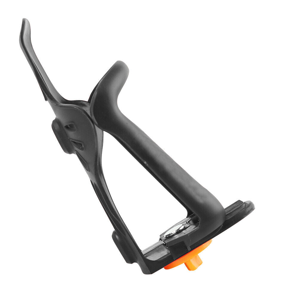 Bicycle Water Bottle Holder Adjustable Bike Kettle Support Bracket (Black)