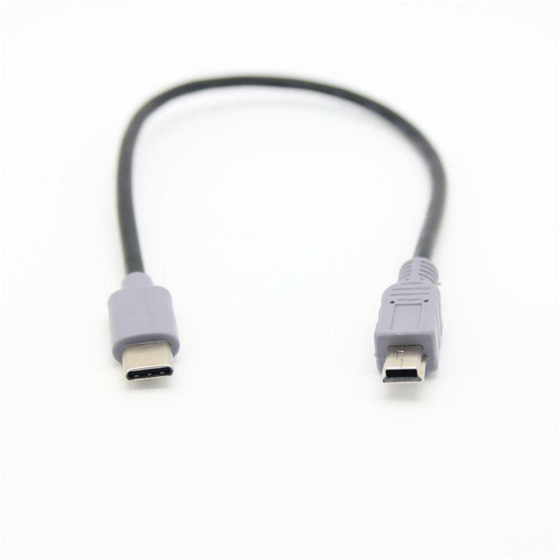 1M USB Type C 3.1 Male To Mini USB 5 Pin B Male Plug Converter