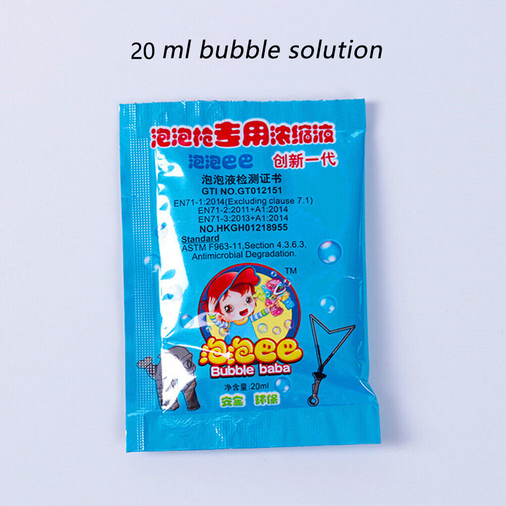 Concentrated Bubble Solution Liquid Soap Water Bubble Accessories (20ml)