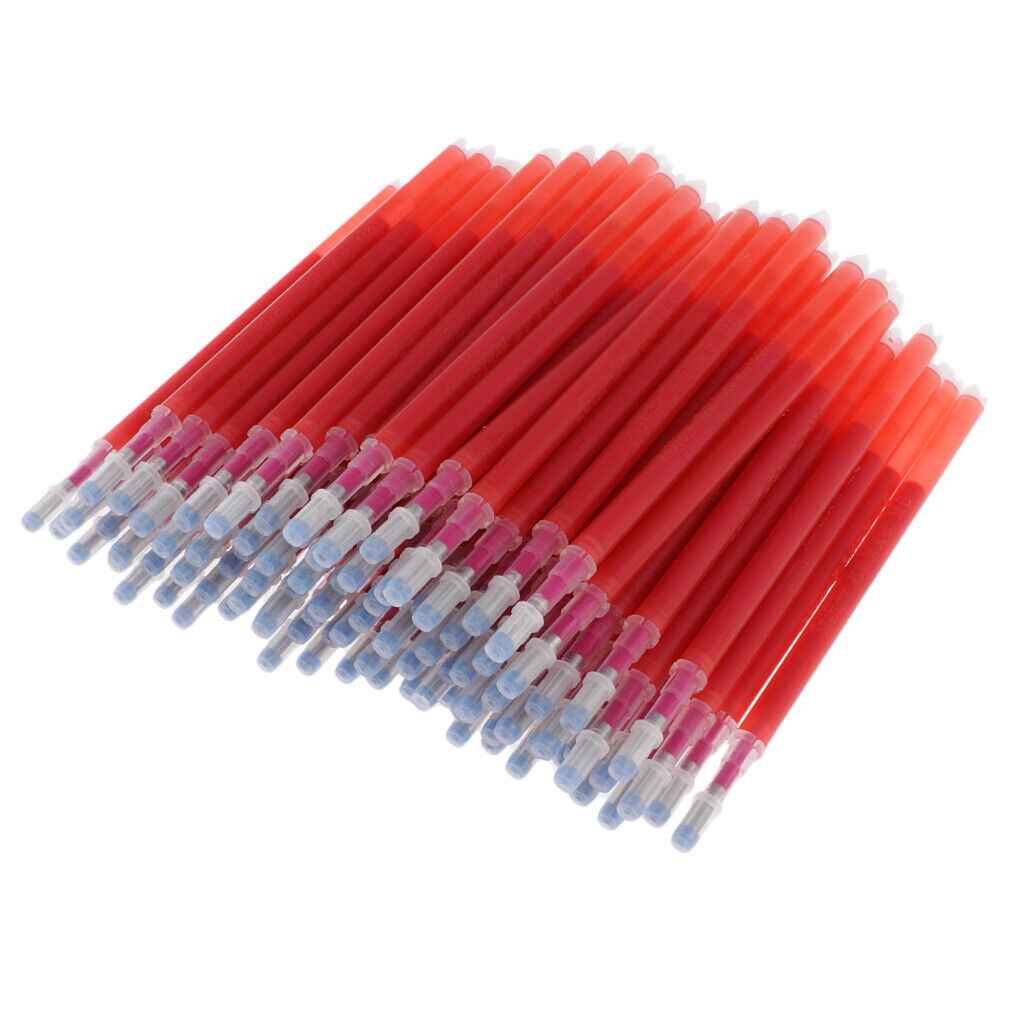 100 Pieces Heat Erasable Refill  Disappearing Pen for Fabric