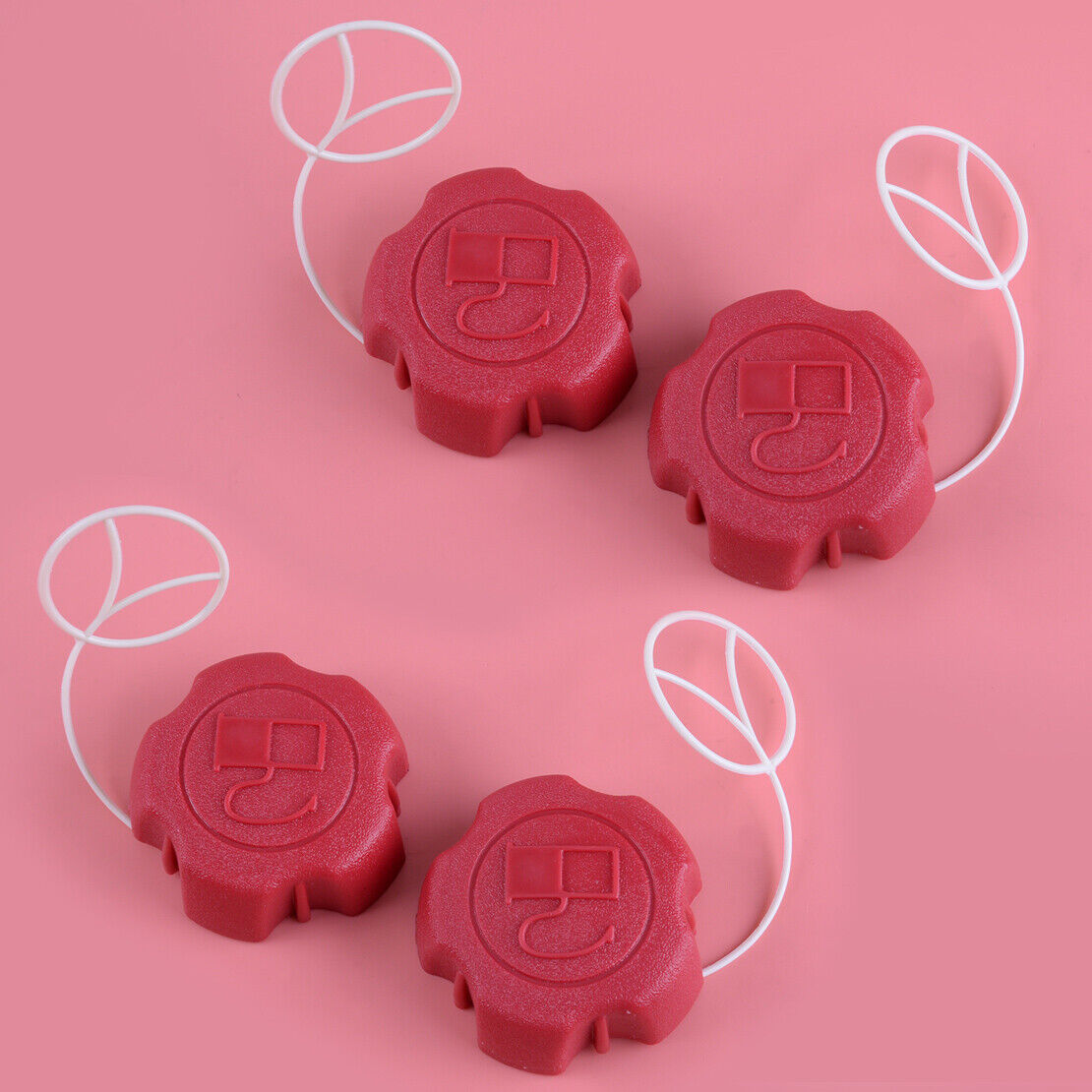 4pcs Red Fuel Gas Cap Fit For Scheppach MP 99-42 Lawn Mower With T375 T475 T575