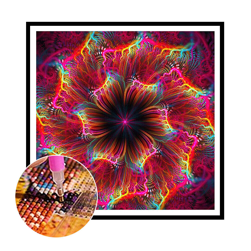 DIY Full Drill Round Diamond Painting Embroidery Kits Cross Stitch Craft