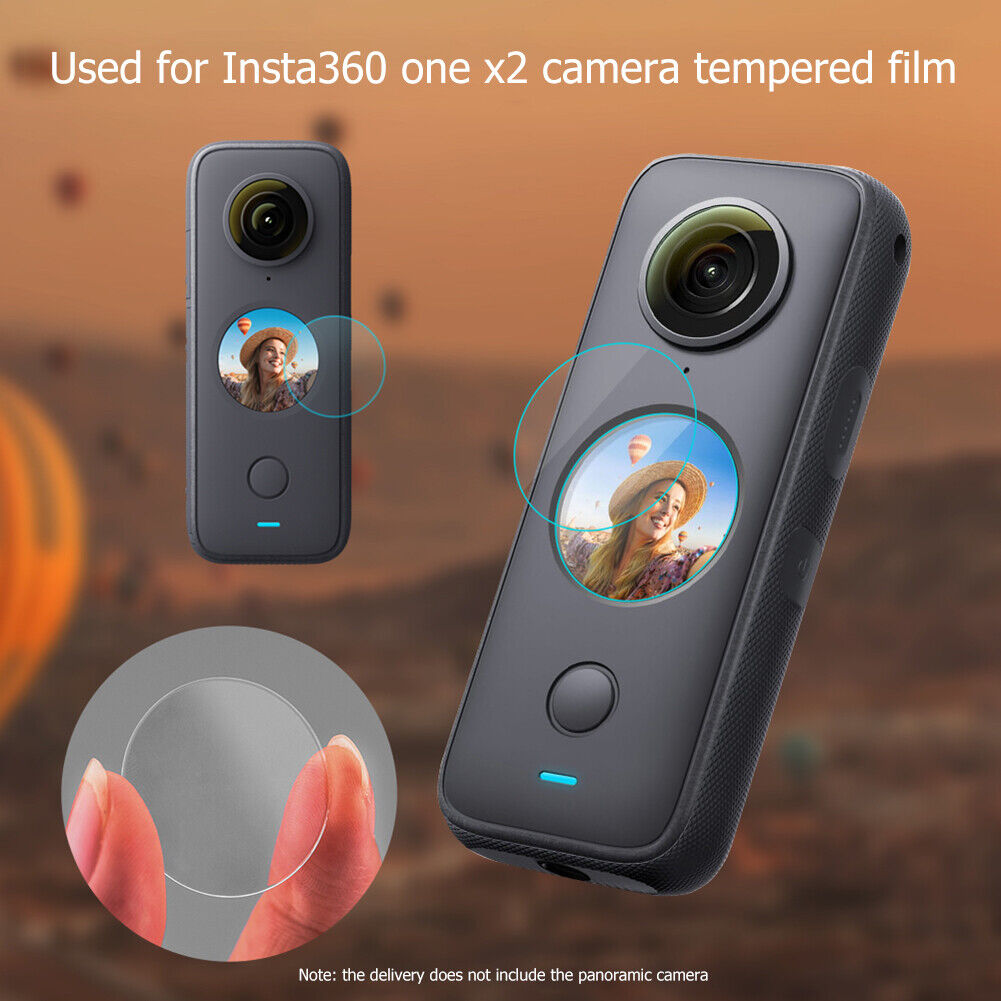 2pcs High Hardness Tempered Glass Screen Protector for Insta360 ONE X2