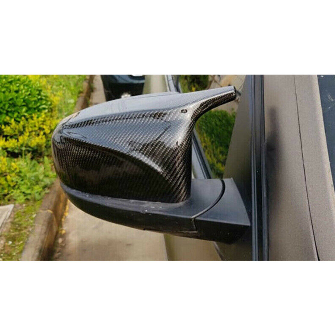 ABS Carbon Fiber M Style Mirror Cover Cap Fit For BMW X5 E70 X6 E71 2007-13 Good