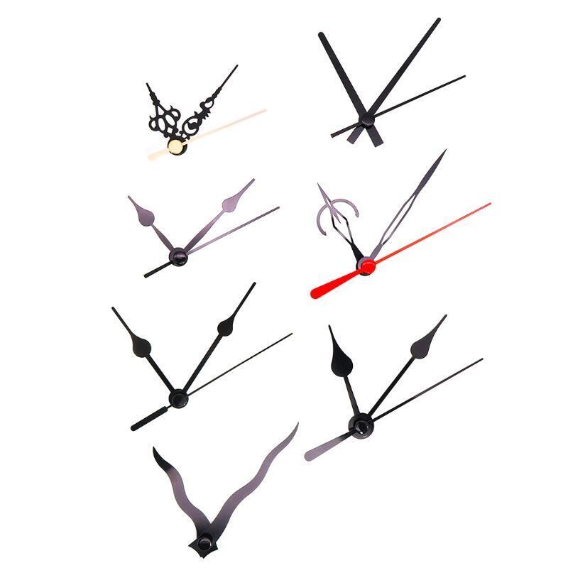 3 Pieces DIY Silent Long Shaft Quartz Clock Movement Mechanism Kit with 6 Pairs