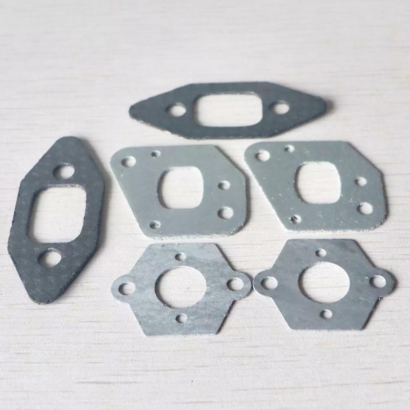 2 Set Portable Carburetor Intake Manifold Muffler Gasket Compatible w/ P350 351