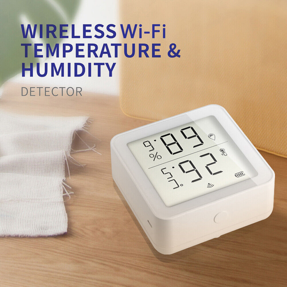 WiFi Temperature Humidity Detector Phone Remote 2.4GHz Air Quality Analyzer