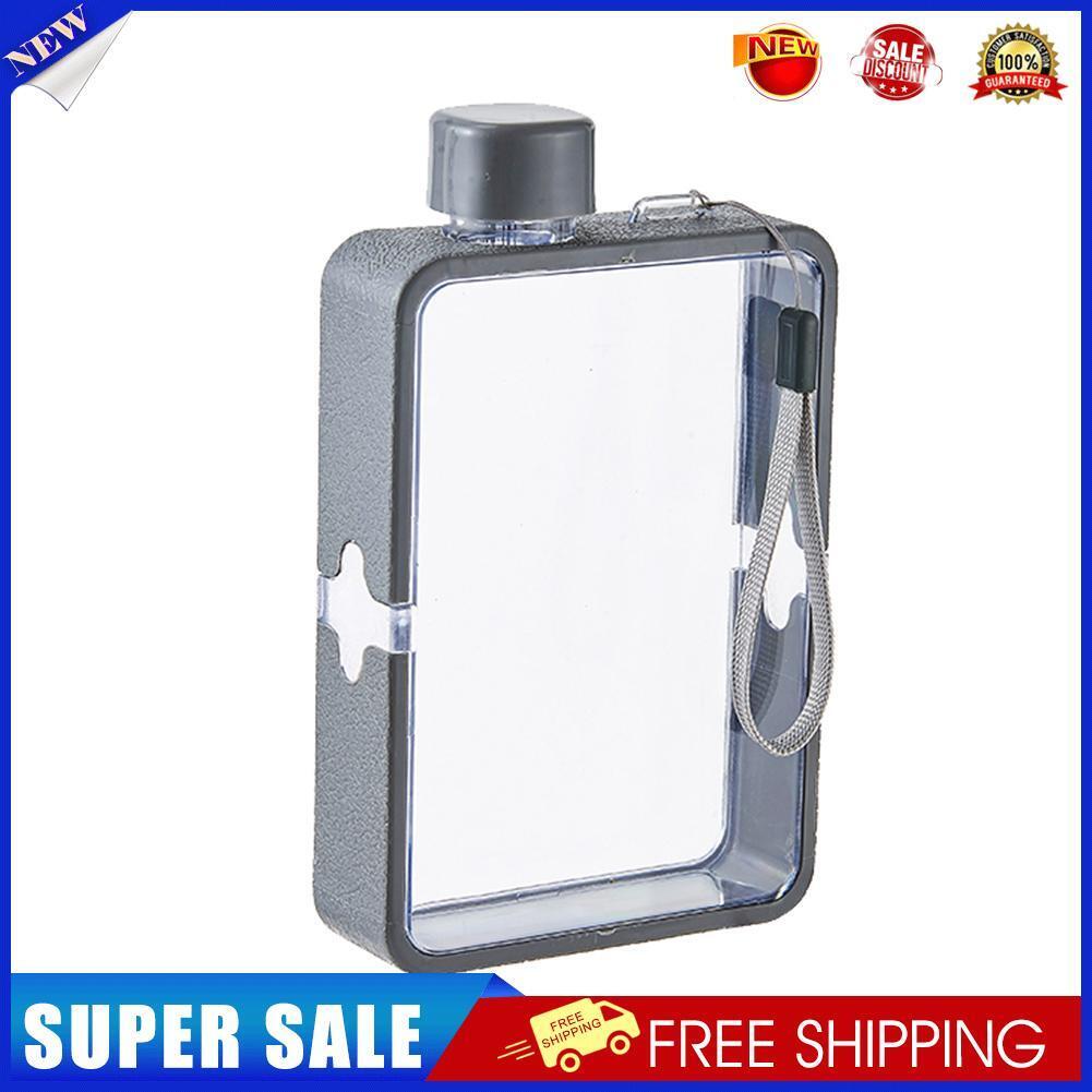 400ml Water Bottle for Travel Paper Book Cup Drinking Bottles Kettle (Grey)