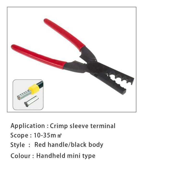 Anti-Slip Sleeve Type Terminal Extrusion Pliers Perfect for DIY Homeowner