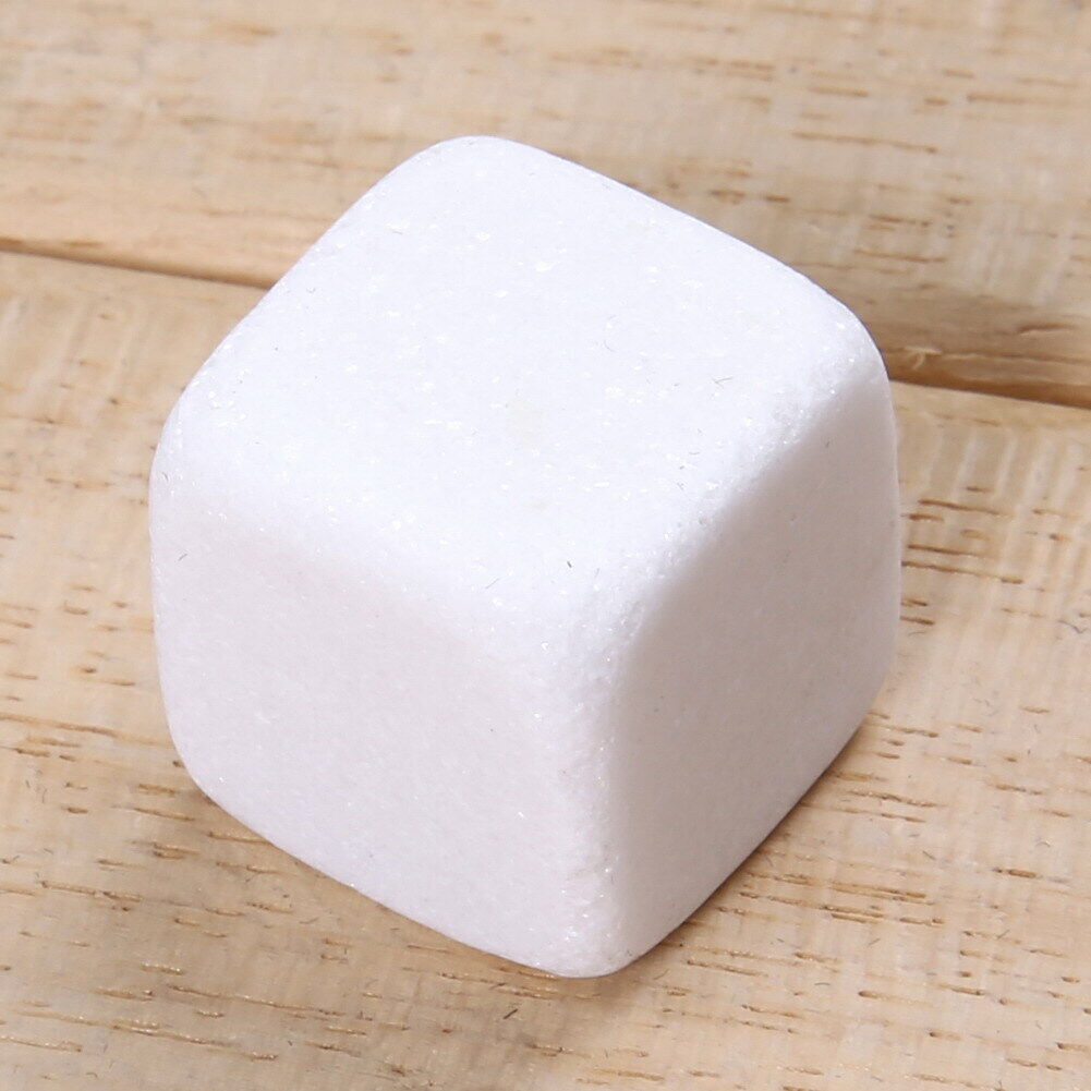 6pcs Natural Whiskey Stones Sipping Ice Cube Bar Wine Cooler Rock White