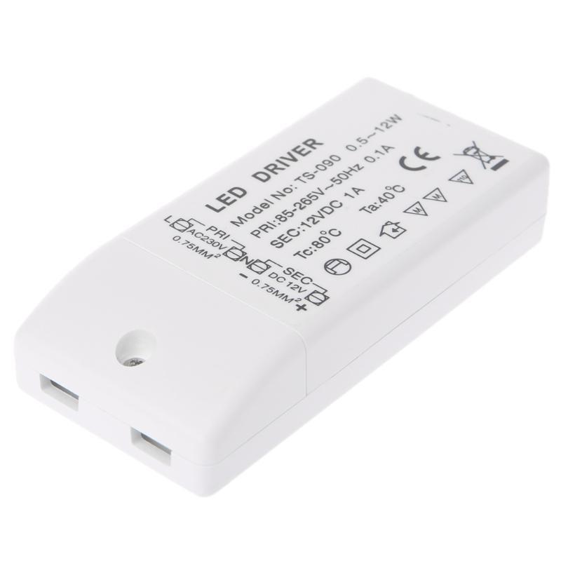 AC 85-265V To DC 12V 12W LED Driver Power Supply Transformer For MR11 MR16 Bulb