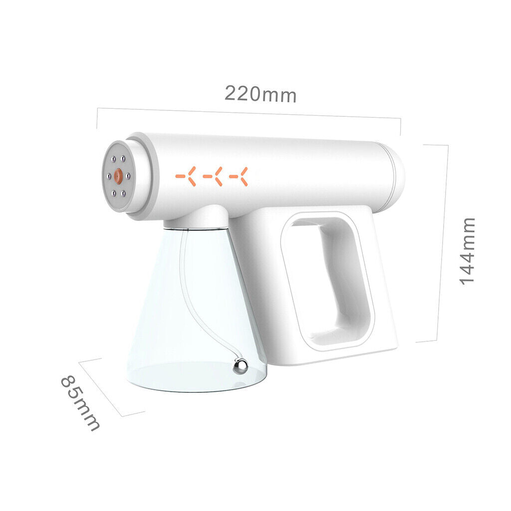 300ML Blue Light Nano Spray Disinfection Sprayer Gun Fogger Rechargeable