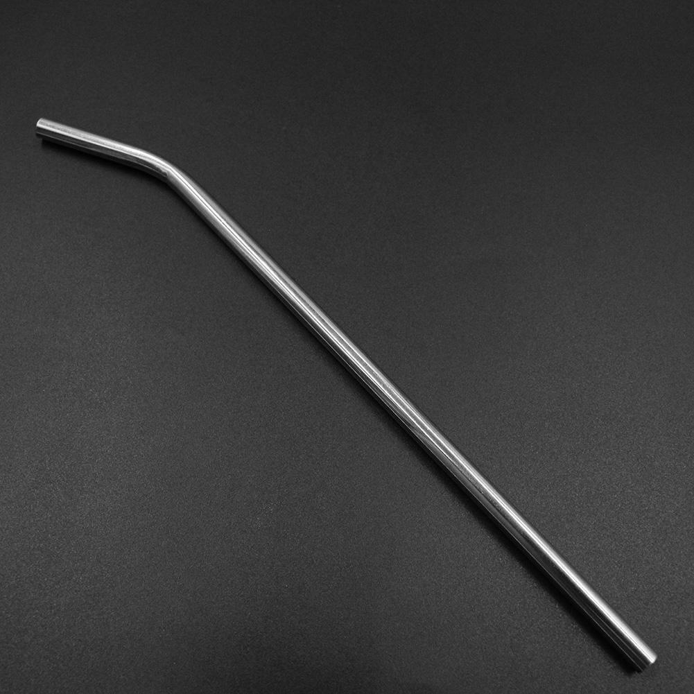 Reusable Stainless Steel Drinking Tube Straw Bend Pipette Suction Pipes